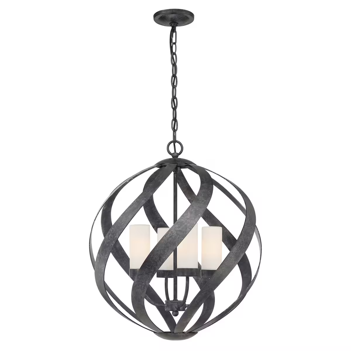 Blacksmith 4-Light Outdoor Chandelier