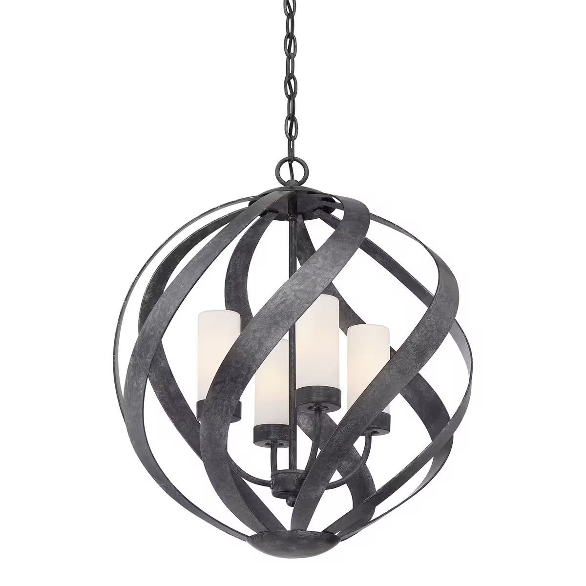 Blacksmith 4-Light Outdoor Chandelier