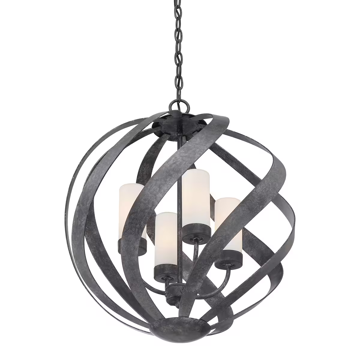 Blacksmith 4-Light Outdoor Chandelier