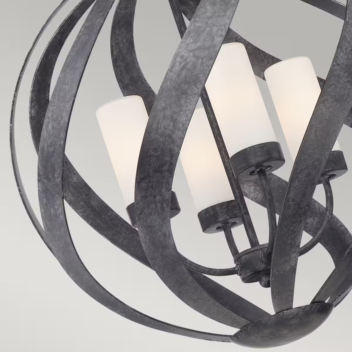Blacksmith 4-Light Outdoor Chandelier