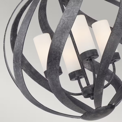 Blacksmith 4-Light Outdoor Chandelier