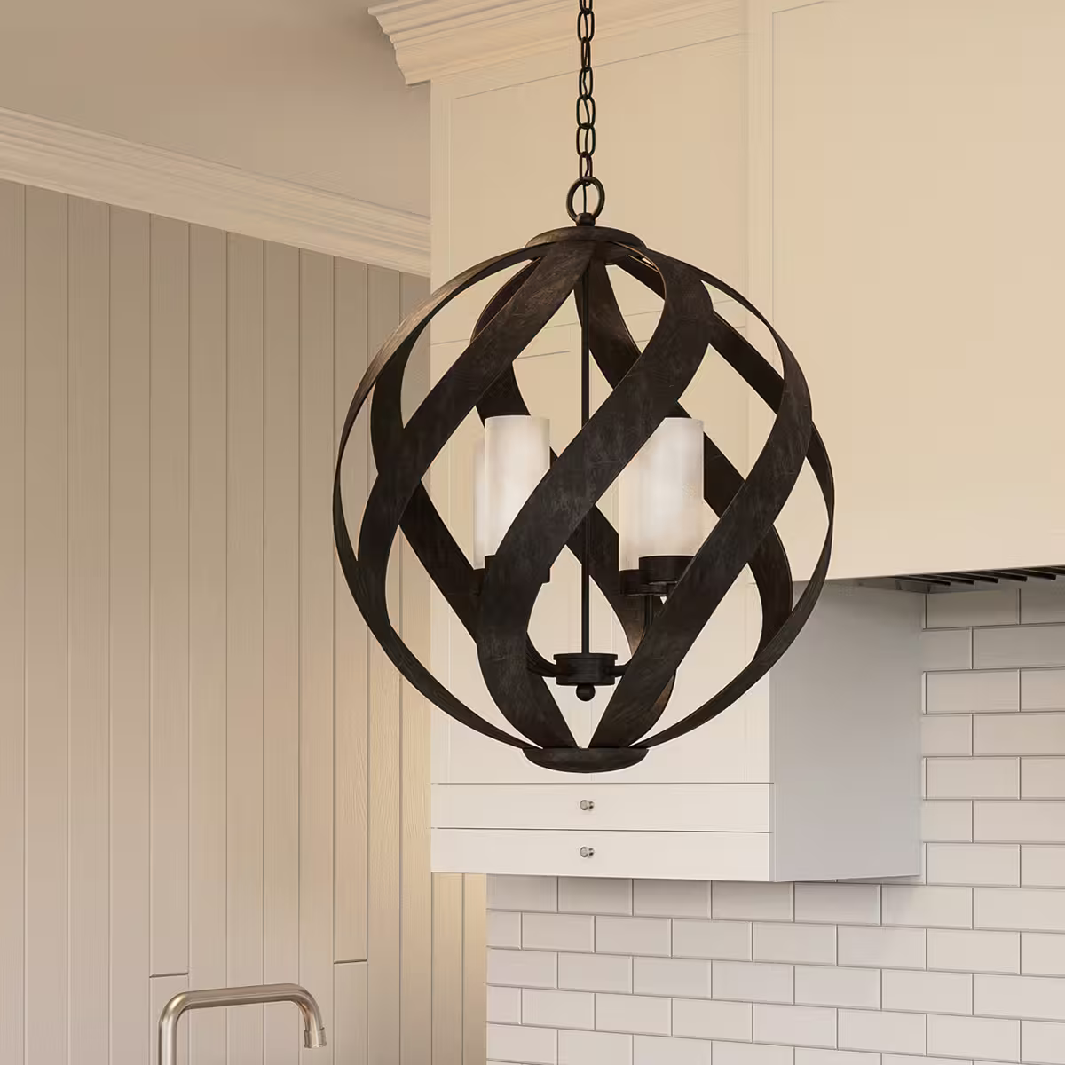 Blacksmith 4-Light Outdoor Chandelier