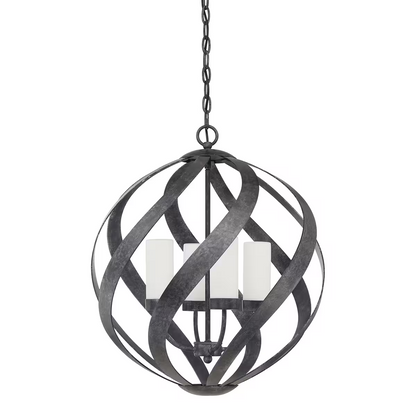 Blacksmith 4-Light Outdoor Chandelier