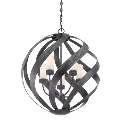Blacksmith 5-Light Outdoor Chandelier Pendant