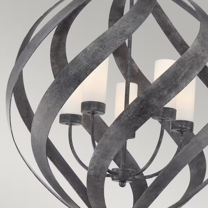 Blacksmith 5-Light Outdoor Chandelier Pendant