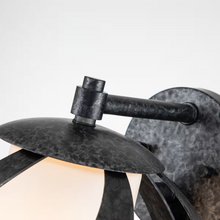 Blacksmith 1-Light Wall Light in Old Black