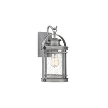 Booker 1-Light Wall Lantern in Industrial Aluminium