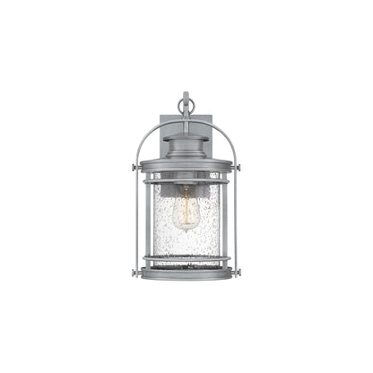 Booker 1-Light Wall Lantern in Industrial Aluminium