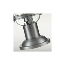 Booker 1-Light Medium Pedestal Lantern in Industrial Aluminium