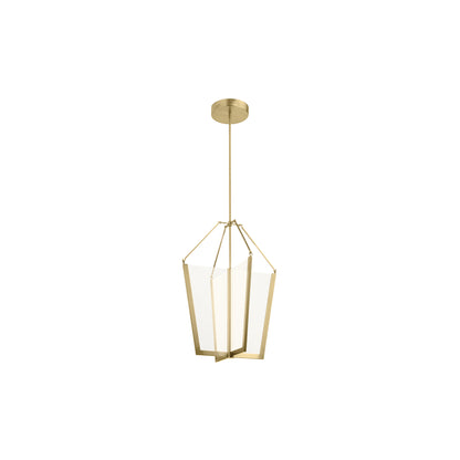 Calters LED Pendant in Champagne Gold