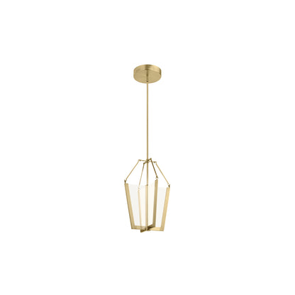 Calters LED Pendant in Champagne Gold