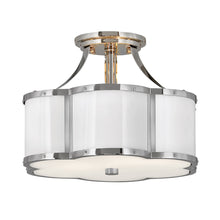 Quintiesse Chance Semi-Flush Ceiling Light