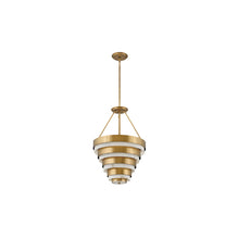Echelon 4-Light Pendant in Heritage Brass