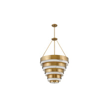 Echelon 8-Light Pendant in Heritage Brass