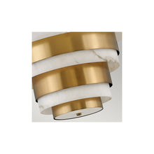 Echelon 8-Light Pendant in Heritage Brass