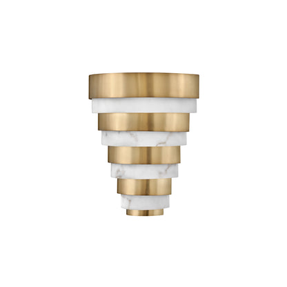 Echelon LED Wall Light in Heritage Brass