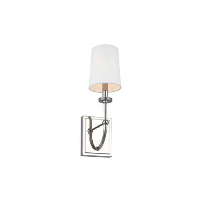 Felixstowe 1-Light Wall Light in Polished Chrome