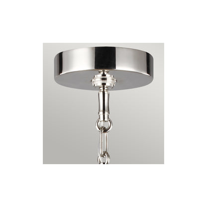 Harper 1-Light Pendant in Polished Nickel