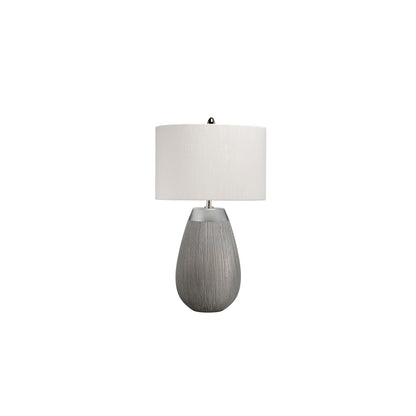 Harrow 1-Light Table Lamp in Silver