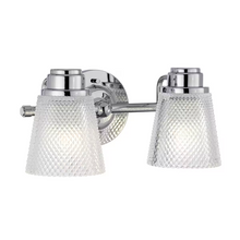 Hudson 2-Light Wall Light in Polished Chrome