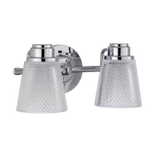 Hudson 2-Light Wall Light in Polished Chrome