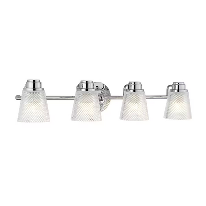Hudson 4-Light Wall Light in Polished Chrome