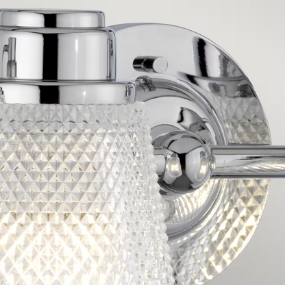 Hudson 4-Light Wall Light in Polished Chrome