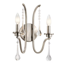 Karlee 2-Light Wall Light in Classic Pewter