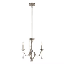 Karlee 3-Light Chandelier in Classic Pewter