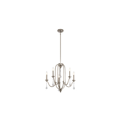 Karlee 5-Light Chandelier in Classic Pewter