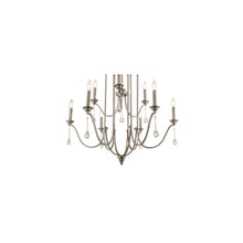 Karlee 9-Light Chandelier in Classic Pewter