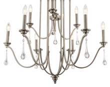 Karlee 9-Light Chandelier in Classic Pewter