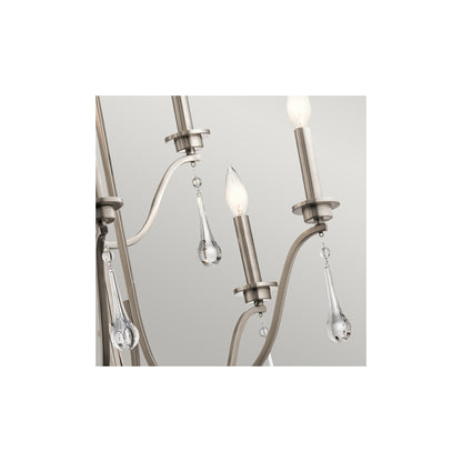 Karlee 9-Light Chandelier in Classic Pewter