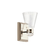 Kayva LED 1 Arm Dual-lit Wall Light in Polished Nickel