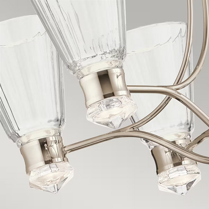 Kayva LED 13-Light 6 Arm Chandelier