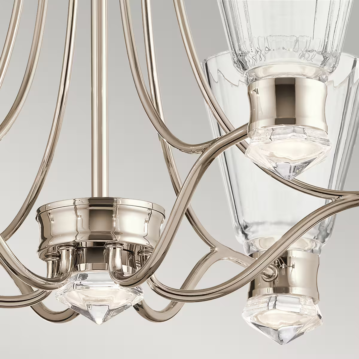 Kayva LED 13-Light 6 Arm Chandelier