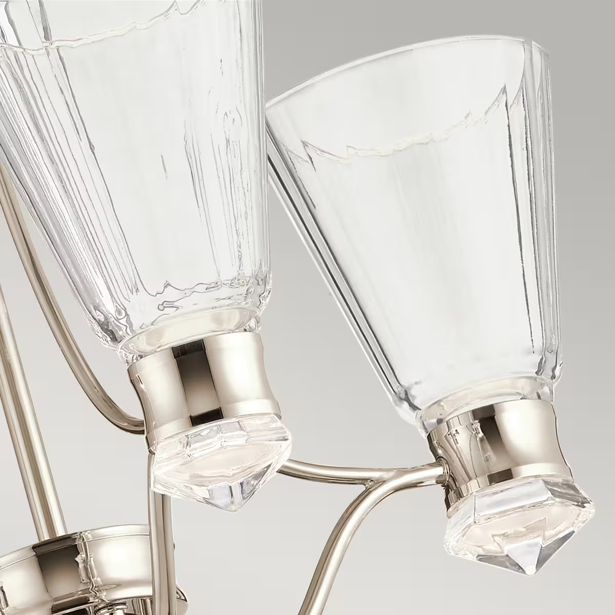 Kayva LED 9-Light 4 Arm Chandelier