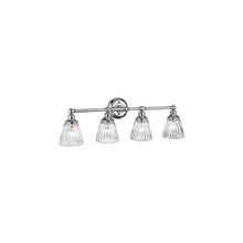 Keynes 4-Light Wall Light in Polished Chrome