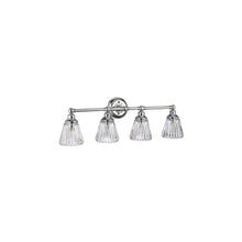 Keynes 4-Light Wall Light in Polished Chrome