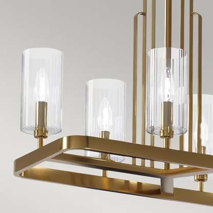 Kimrose 10-Light Linear Chandelier Pendant