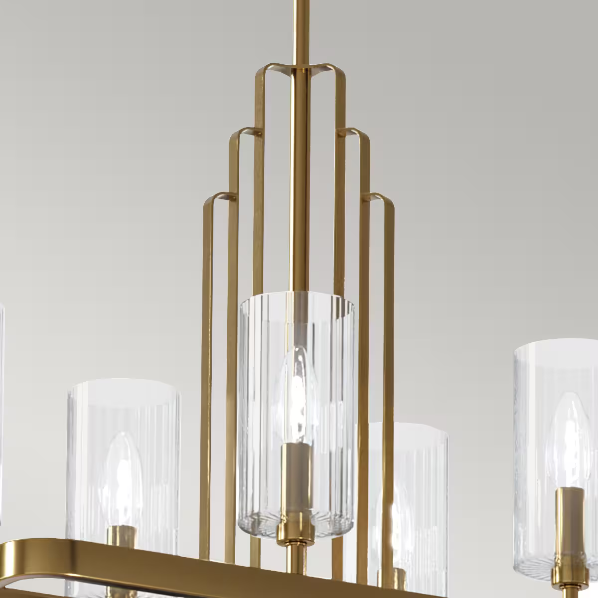 Kimrose 10-Light Linear Chandelier Pendant