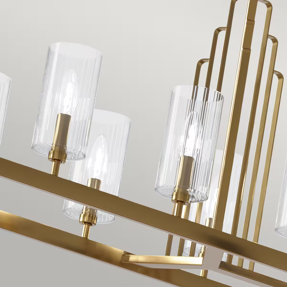 Kimrose 10-Light Linear Chandelier Pendant