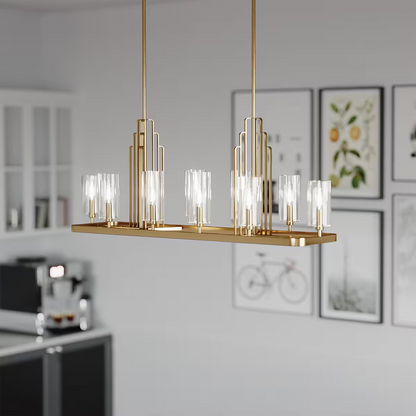 Kimrose 10-Light Linear Chandelier Pendant