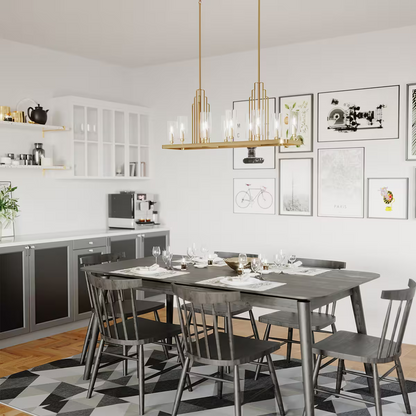 Kimrose 10-Light Linear Chandelier Pendant