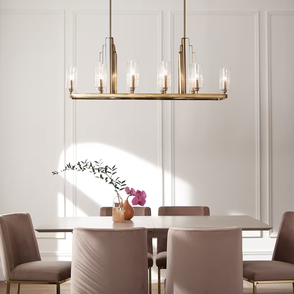 Kimrose 10-Light Linear Chandelier Pendant