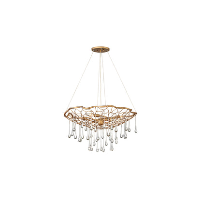Laguna 4-Light Pendant in Burnished Gold