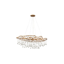 Laguna 8-Light Pendant in Burnished Gold