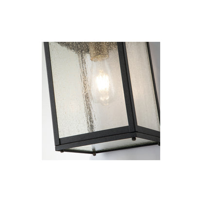 Lahden 1-Light Wall Lantern in Weathered Zinc