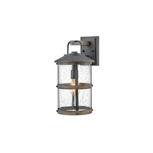 Lakehouse 1-Light Wall Lantern in Aged Zinc with Driftwood Grey