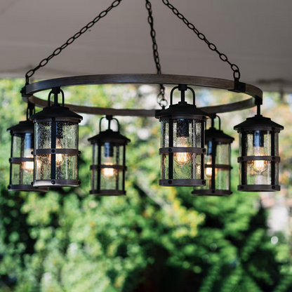 Lakehouse 6-Light Outdoor Chandelier